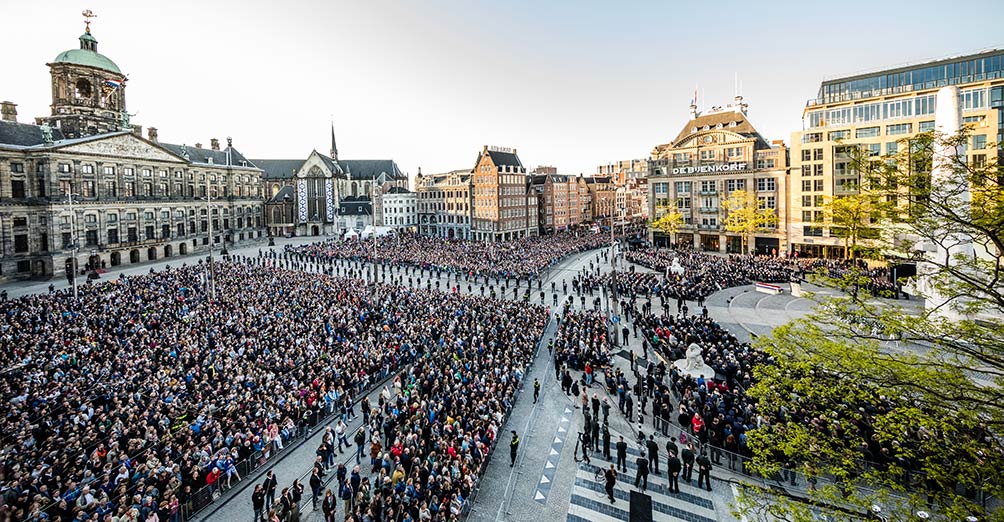 2 minuten stil op 4 mei, Nationale Dodenherdenking - Over GVB