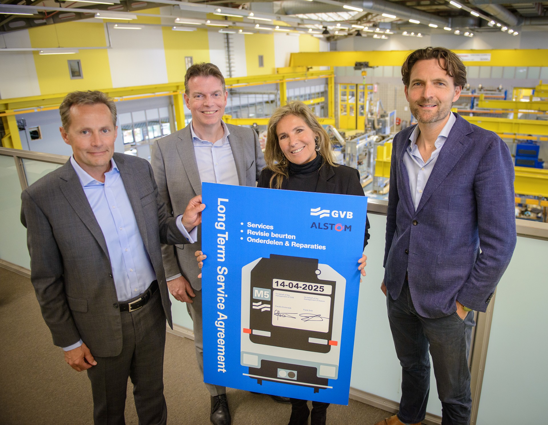 GVB en Alstom bundelen krachten voor Metro-onderhoud - Over GVB